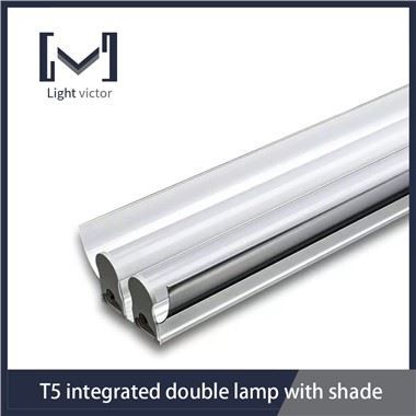 LED T5 ইন্টিগ্রেটেড ডবল টিউব লাইট রিফ্লেক্টর সহ