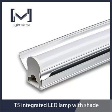 T5 LED ইন্টিগ্রেটেড টিউব লাইট শিল্প ব্যবহারের জন্য ওয়াইড অ্যাঙ্গেল রিফ্লেক্টর সহ
